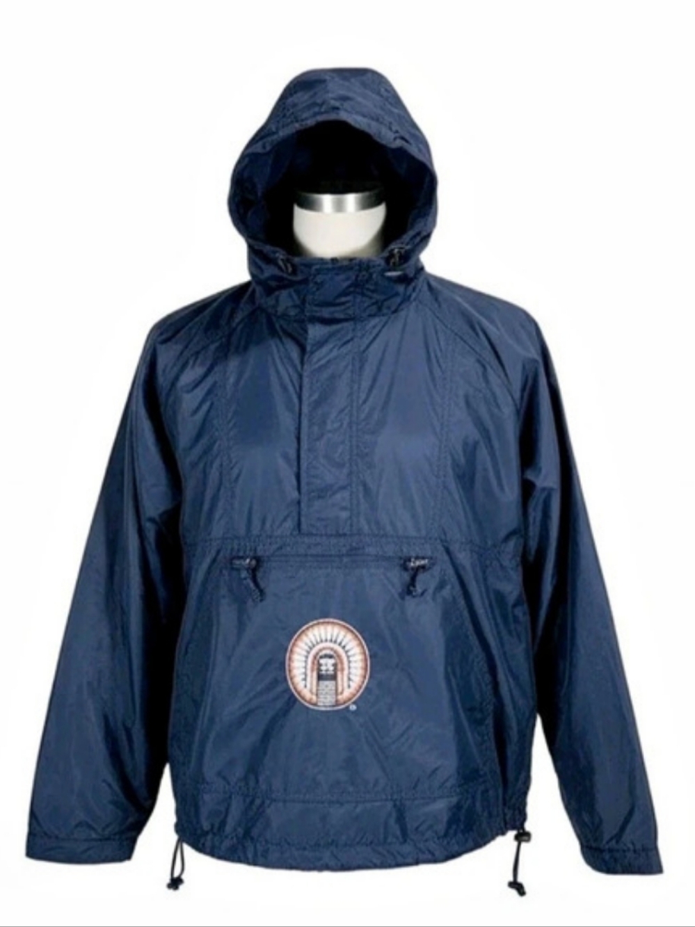 Librett Hooded Pullover Windbreaker Blue XL